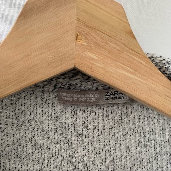 3/30$🤍 ZARA | Grey open front jacket - Picture 4 of 5